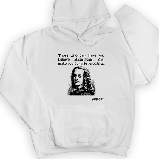 Voltaire Absurdities Hoodie White / S