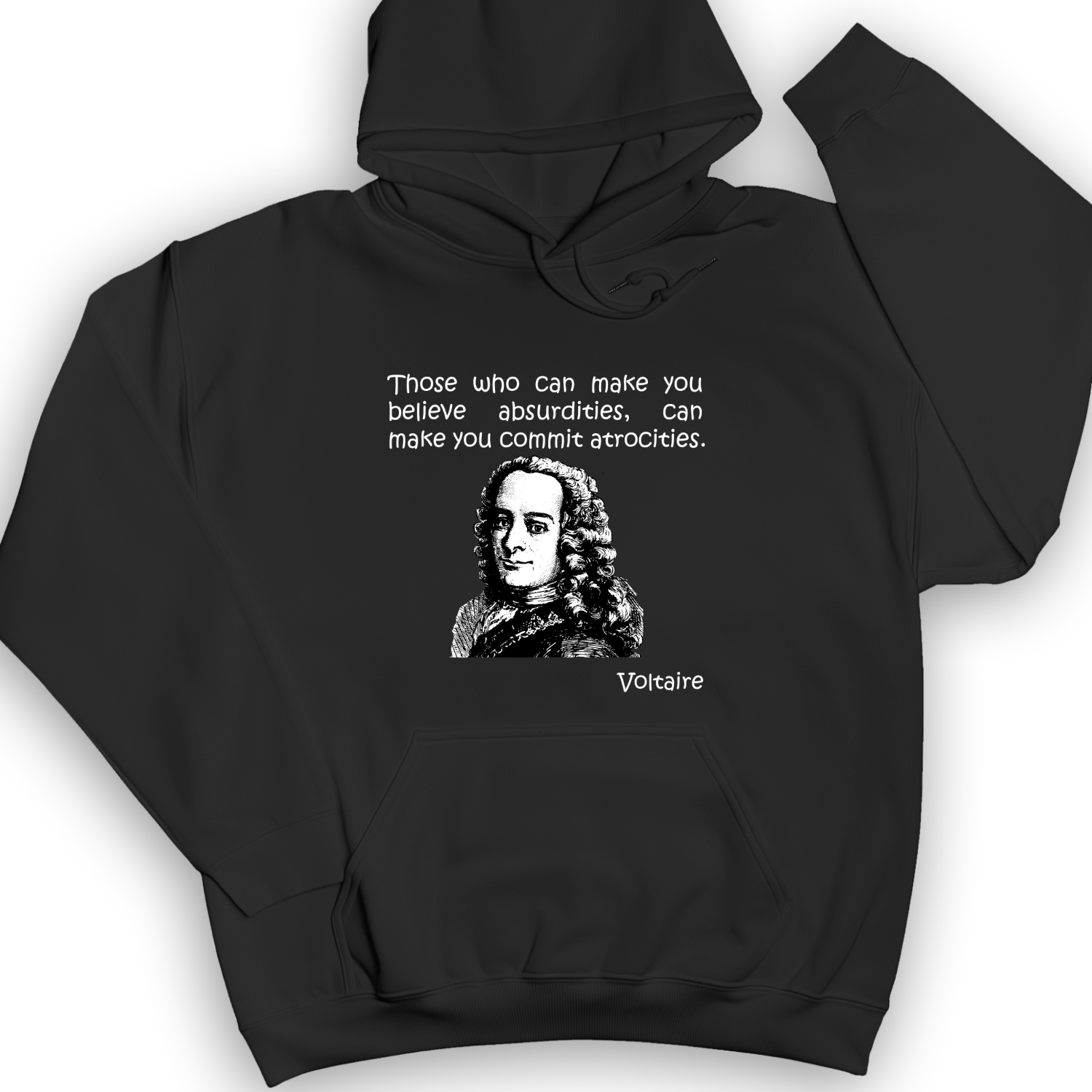 Voltaire Absurdities Hoodie Black / S