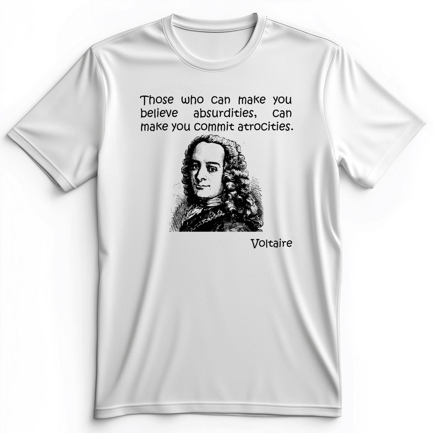 Voltaire Absurdities Premium Tee White / S