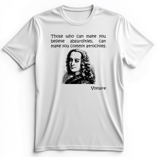 Voltaire Absurdities Premium Tee White / S