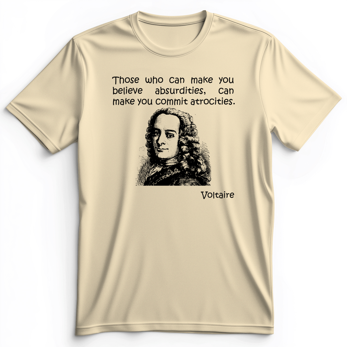 Voltaire Absurdities Premium Tee Natural / S