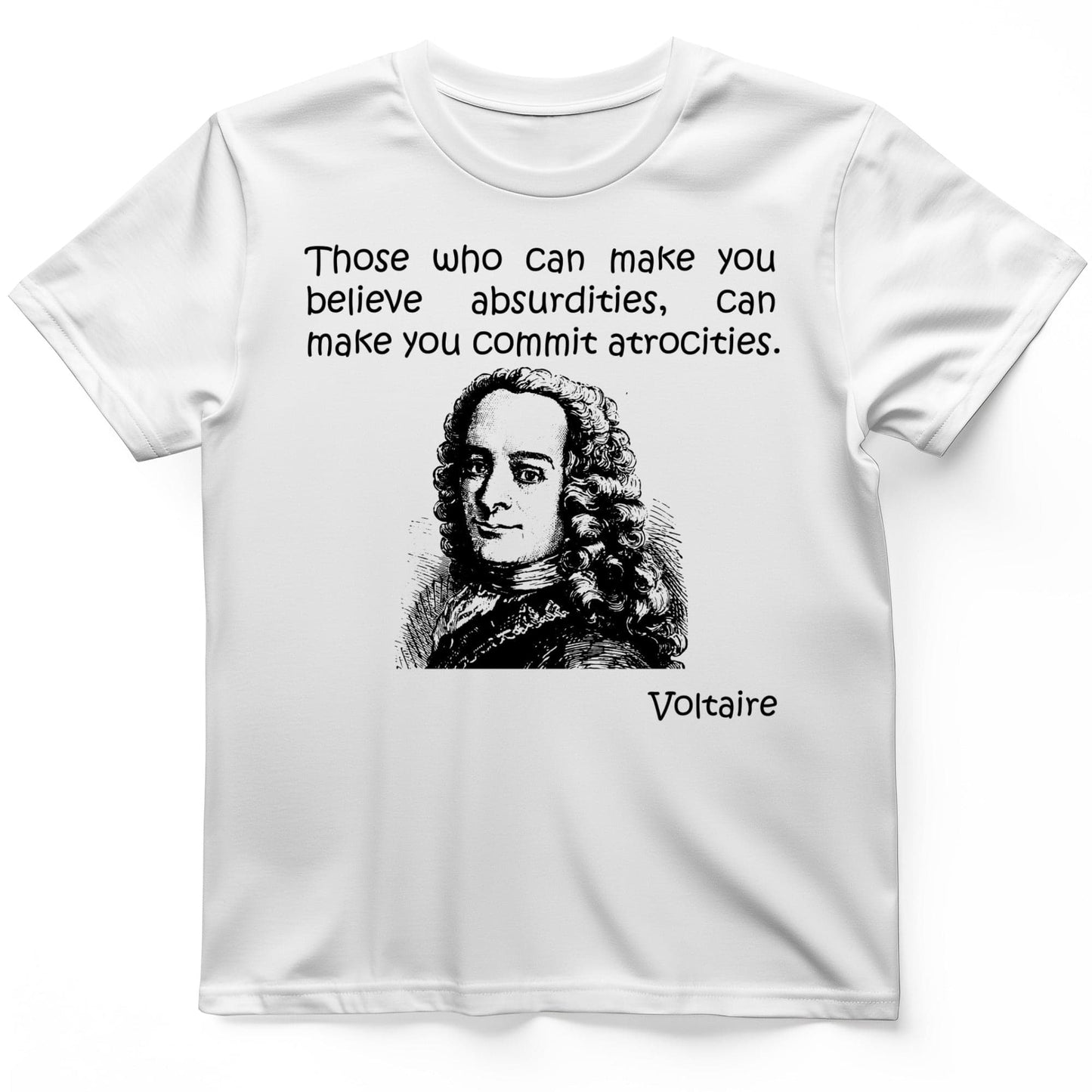Voltaire Absurdities T-Shirt White / S