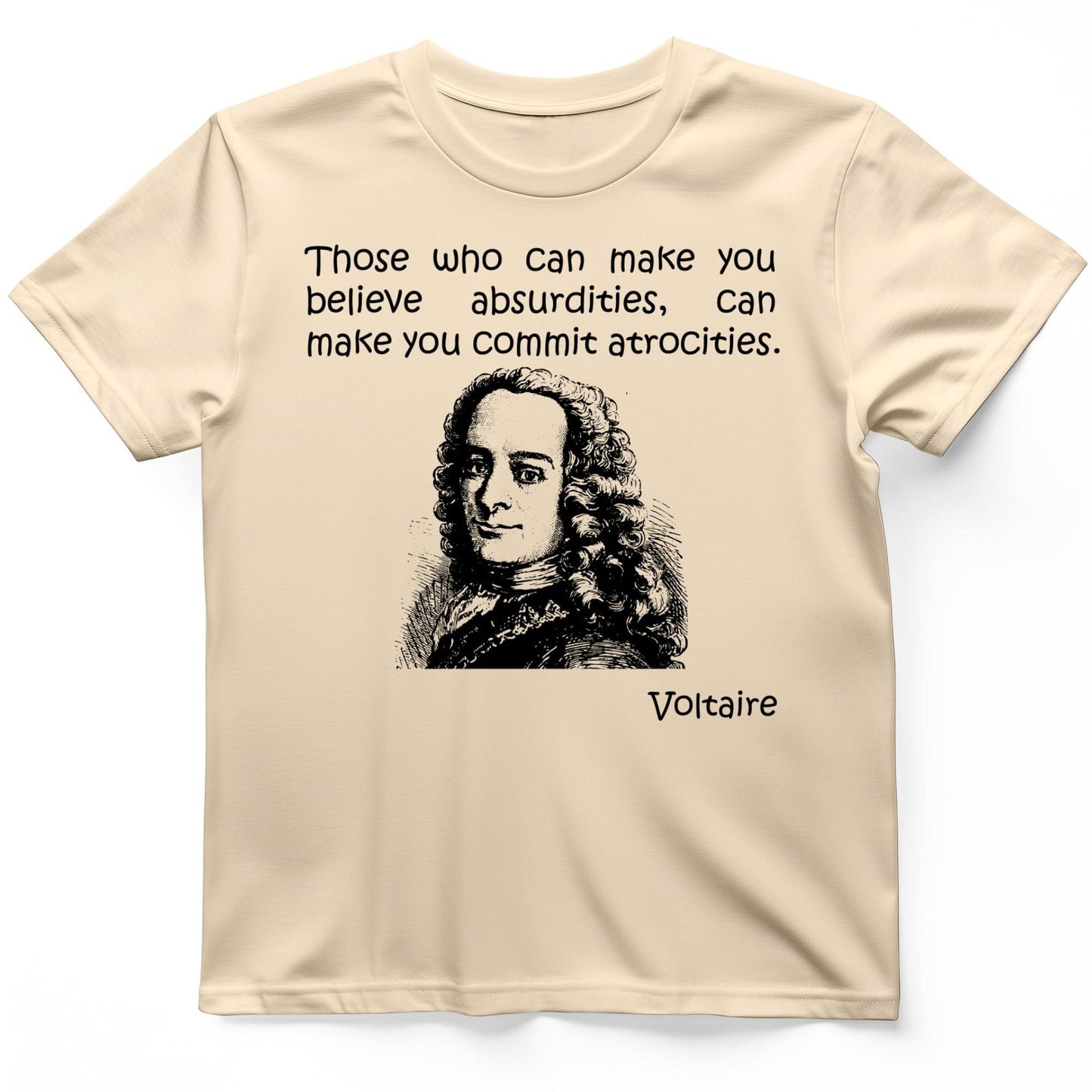 Voltaire Absurdities T-Shirt Natural / S