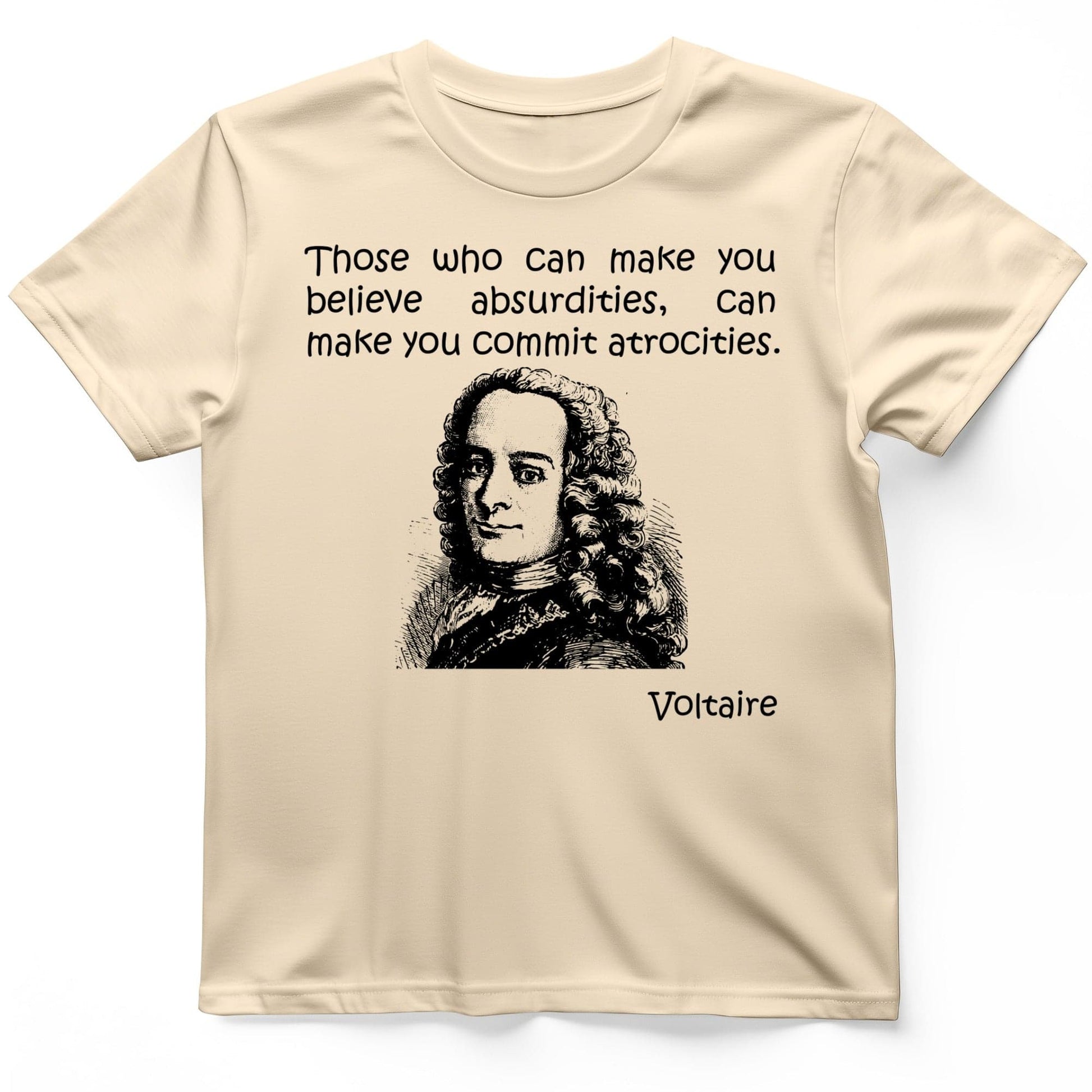 Voltaire Absurdities T-Shirt Natural / S