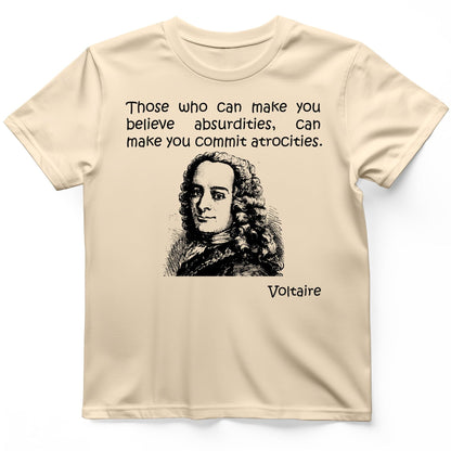 Voltaire Absurdities T-Shirt Natural / S