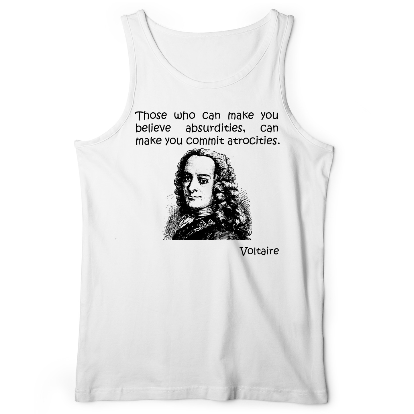 Voltaire Absurdities Tank White / XS