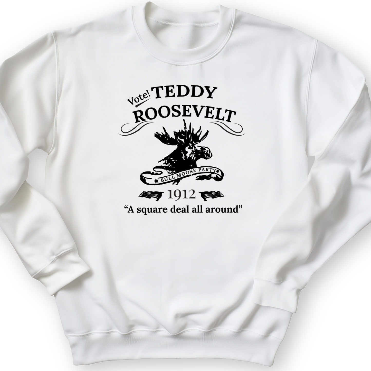 Vote Teddy Crewneck White / S