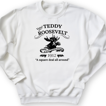 Vote Teddy Crewneck White / S