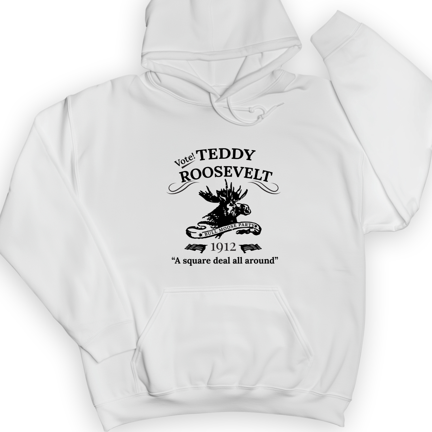 Vote Teddy Hoodie White / S