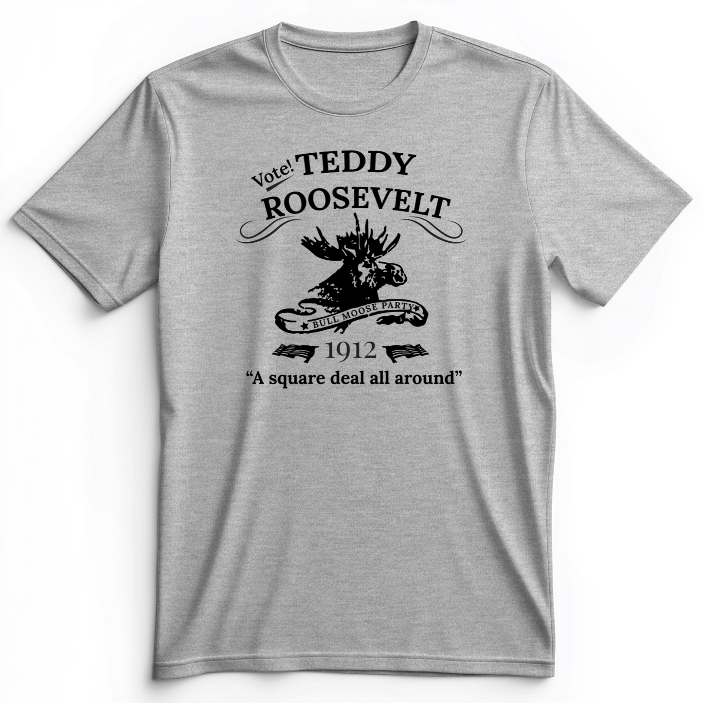 Vote Teddy Premium Tee Athletic Heather / S
