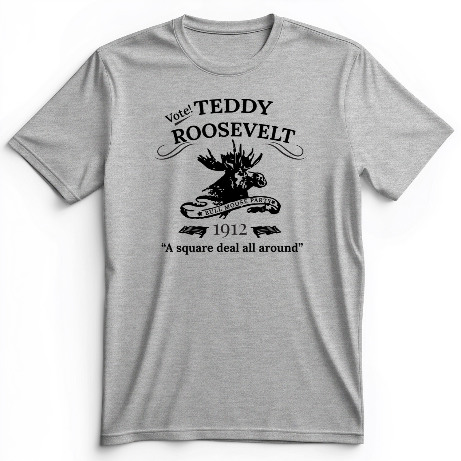 Vote Teddy Premium Tee Athletic Heather / S