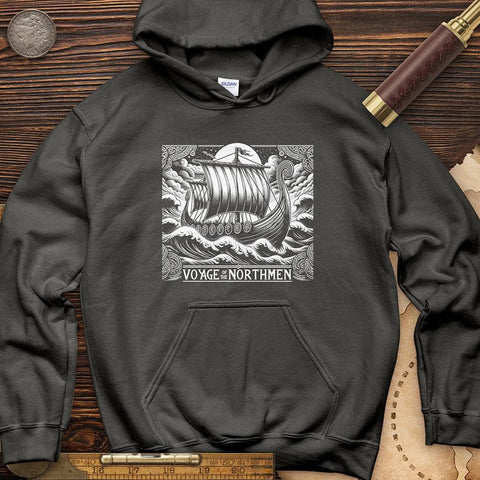 Voyage Of The Northmen Hoodie Charcoal / S