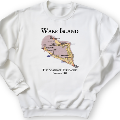 Wake Island Crewneck White / S