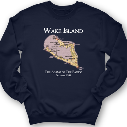 Wake Island Crewneck Navy / S