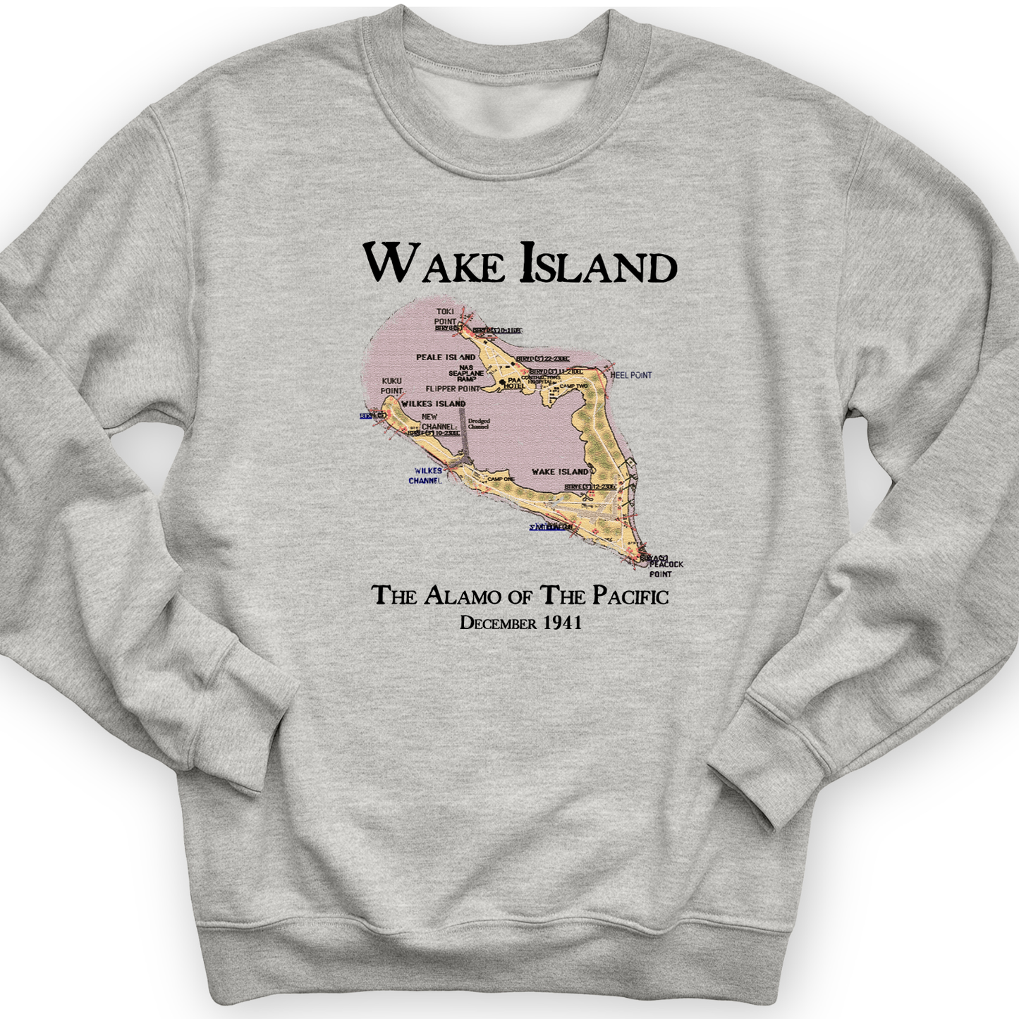 Wake Island Crewneck Sport Grey / S