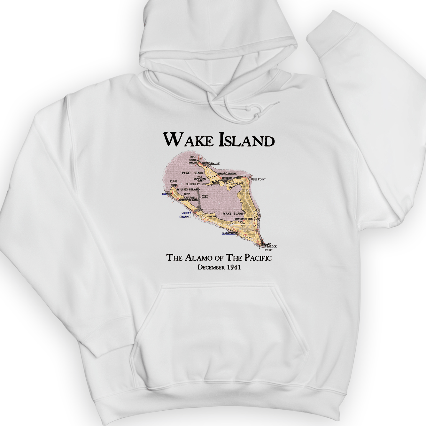 Wake Island Hoodie White / S
