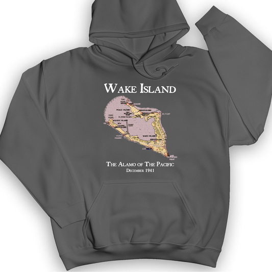 Wake Island Hoodie Charcoal / S
