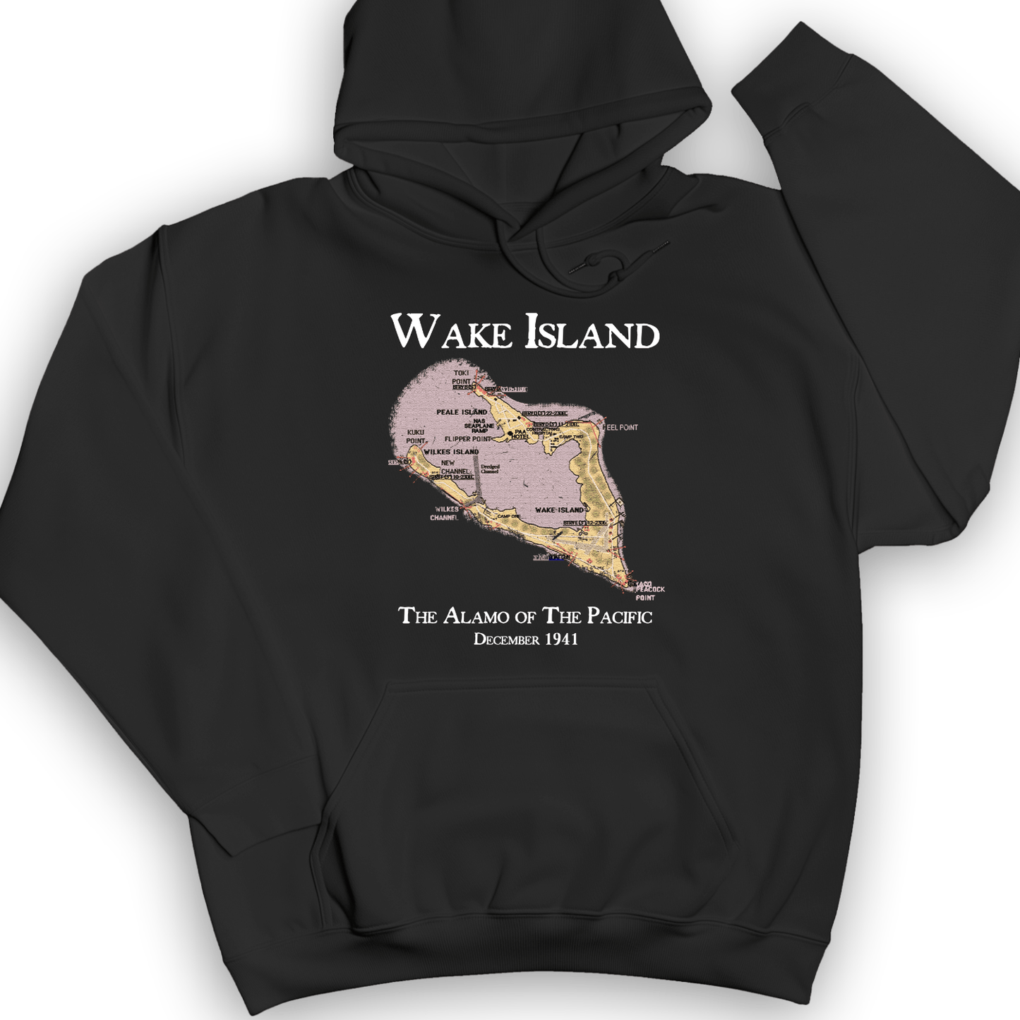 Wake Island Hoodie Black / S