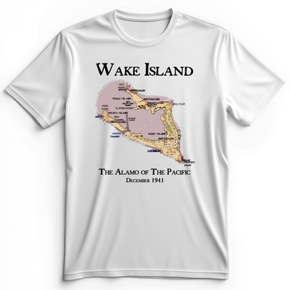 Wake Island Premium Tee White / S