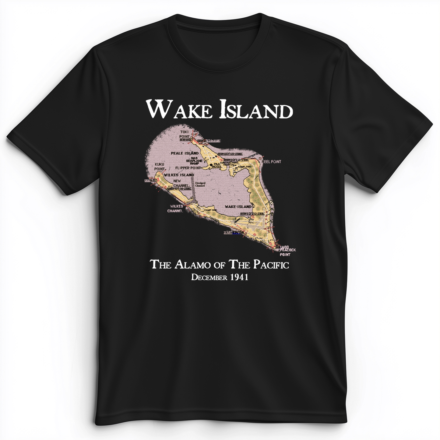 Wake Island Premium Tee Black / S