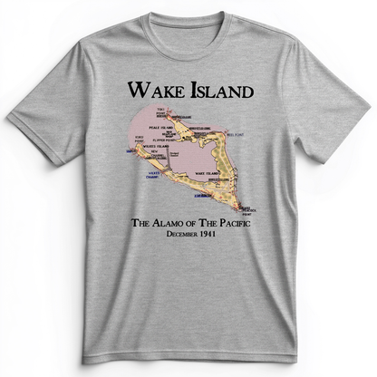 Wake Island Premium Tee Athletic Heather / S