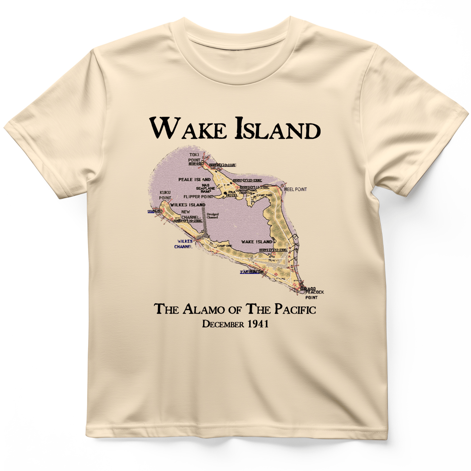 Wake Island T-Shirt Natural / S