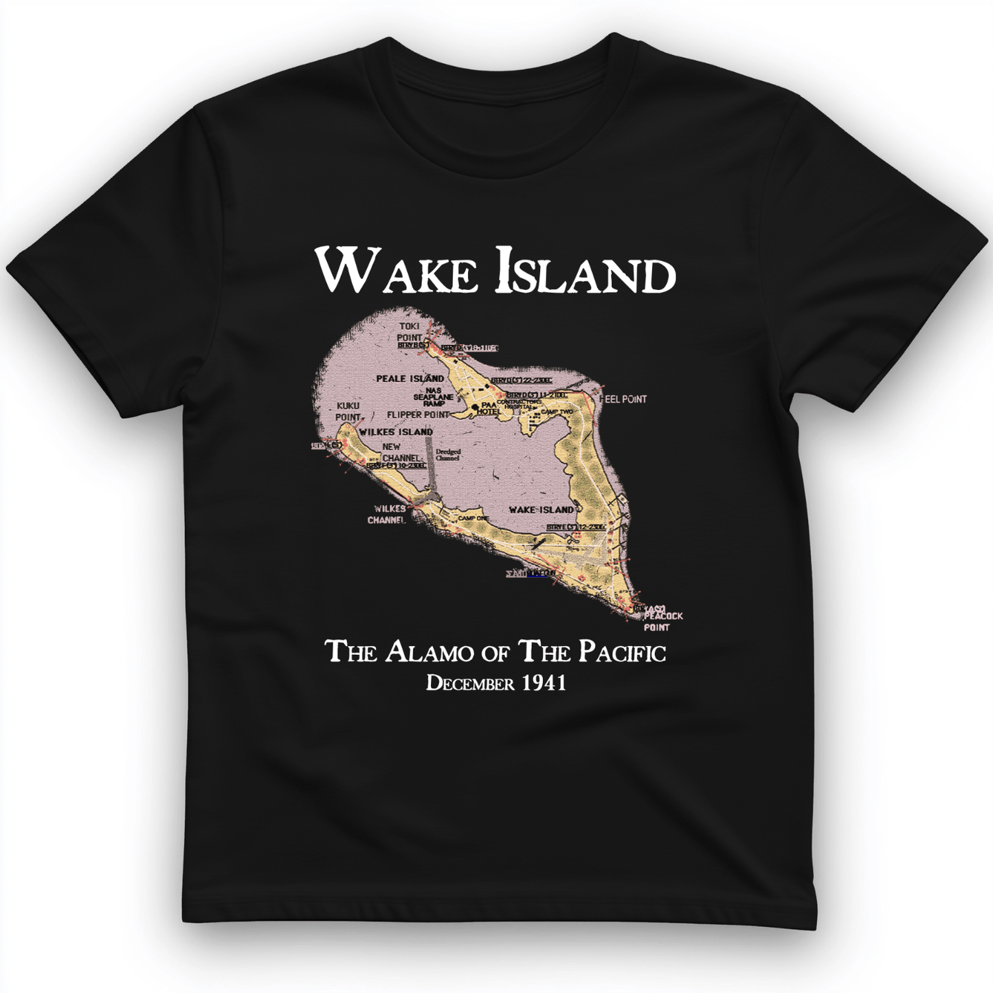 Wake Island T-Shirt Black / S