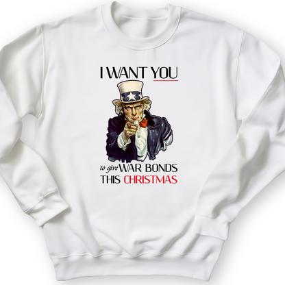 War Bonds Crewneck White / S