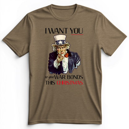 War Bonds Premium Tee Heather Olive / S