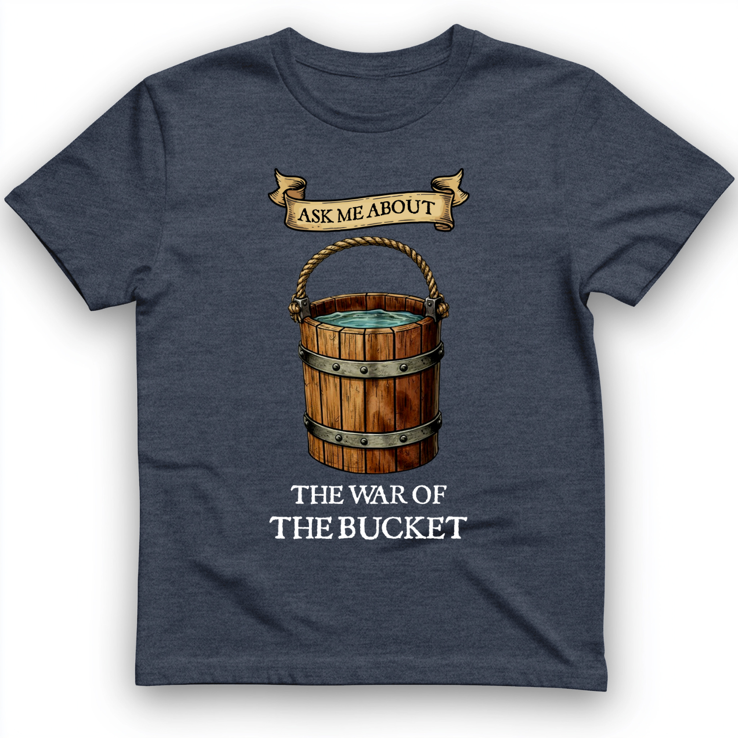 War of the Bucket T-Shirt Heather Navy / S