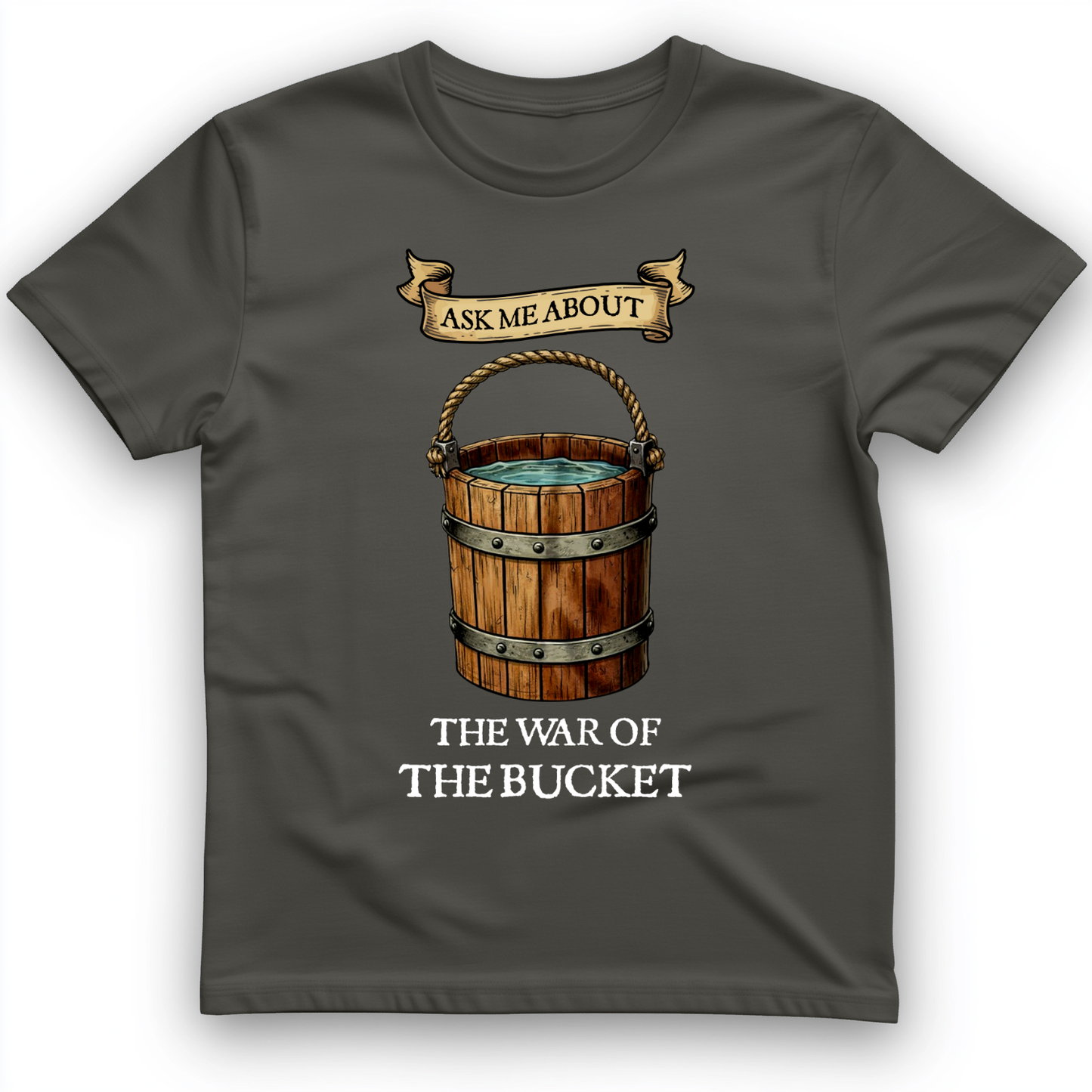 War of the Bucket T-Shirt Charcoal / S