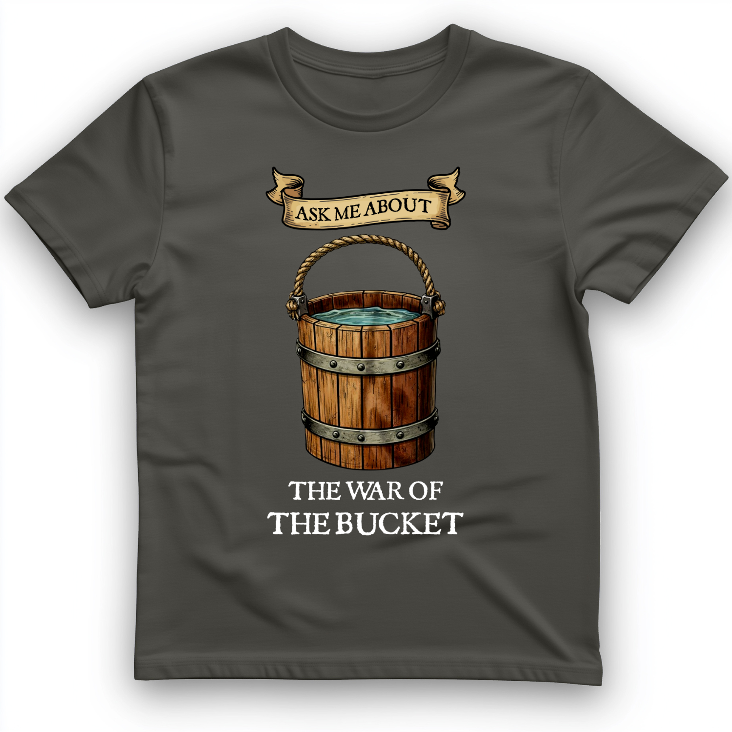 War of the Bucket T-Shirt Charcoal / S