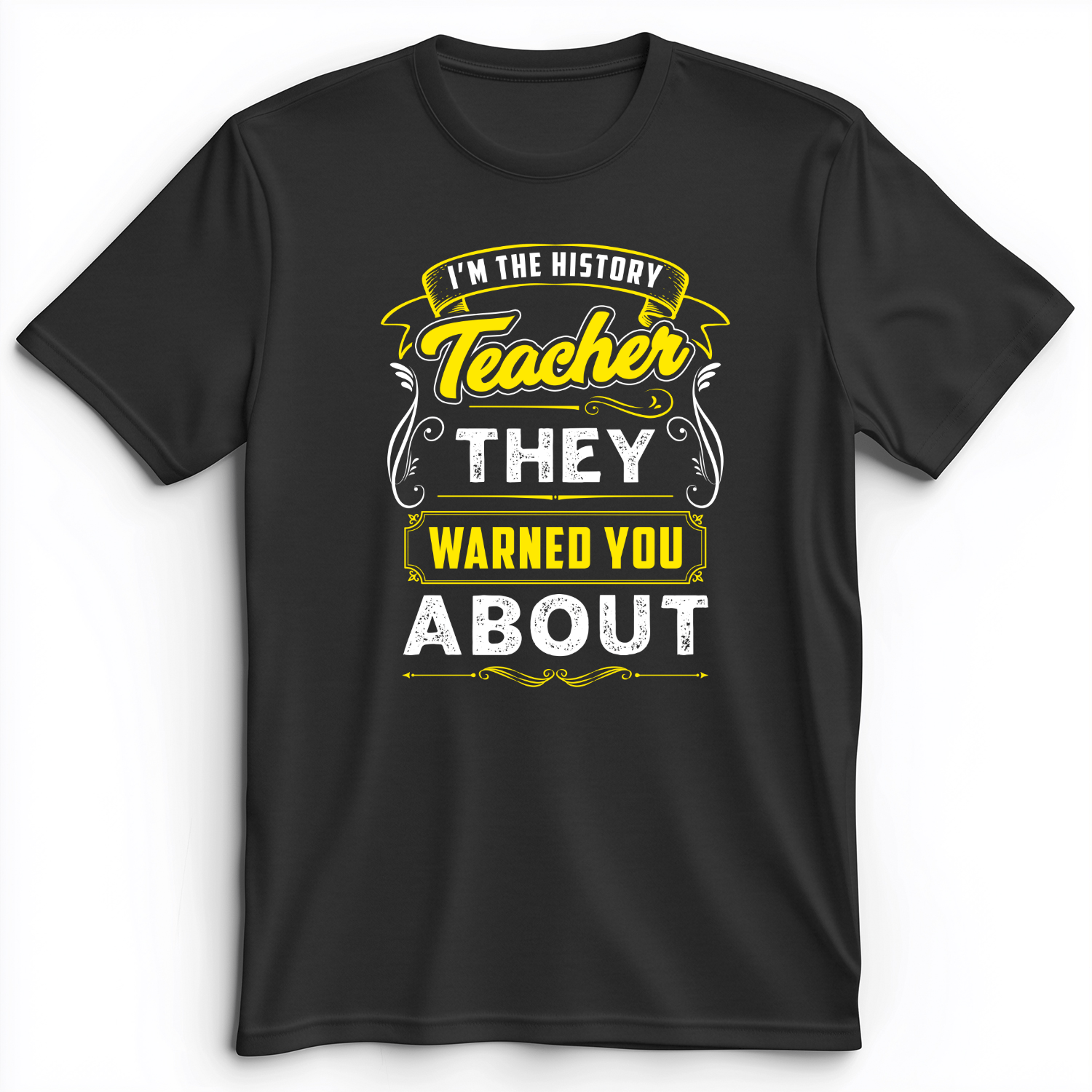 Warned You About Premium Tee Dark Grey Heather / S