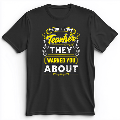 Warned You About Premium Tee Dark Grey Heather / S