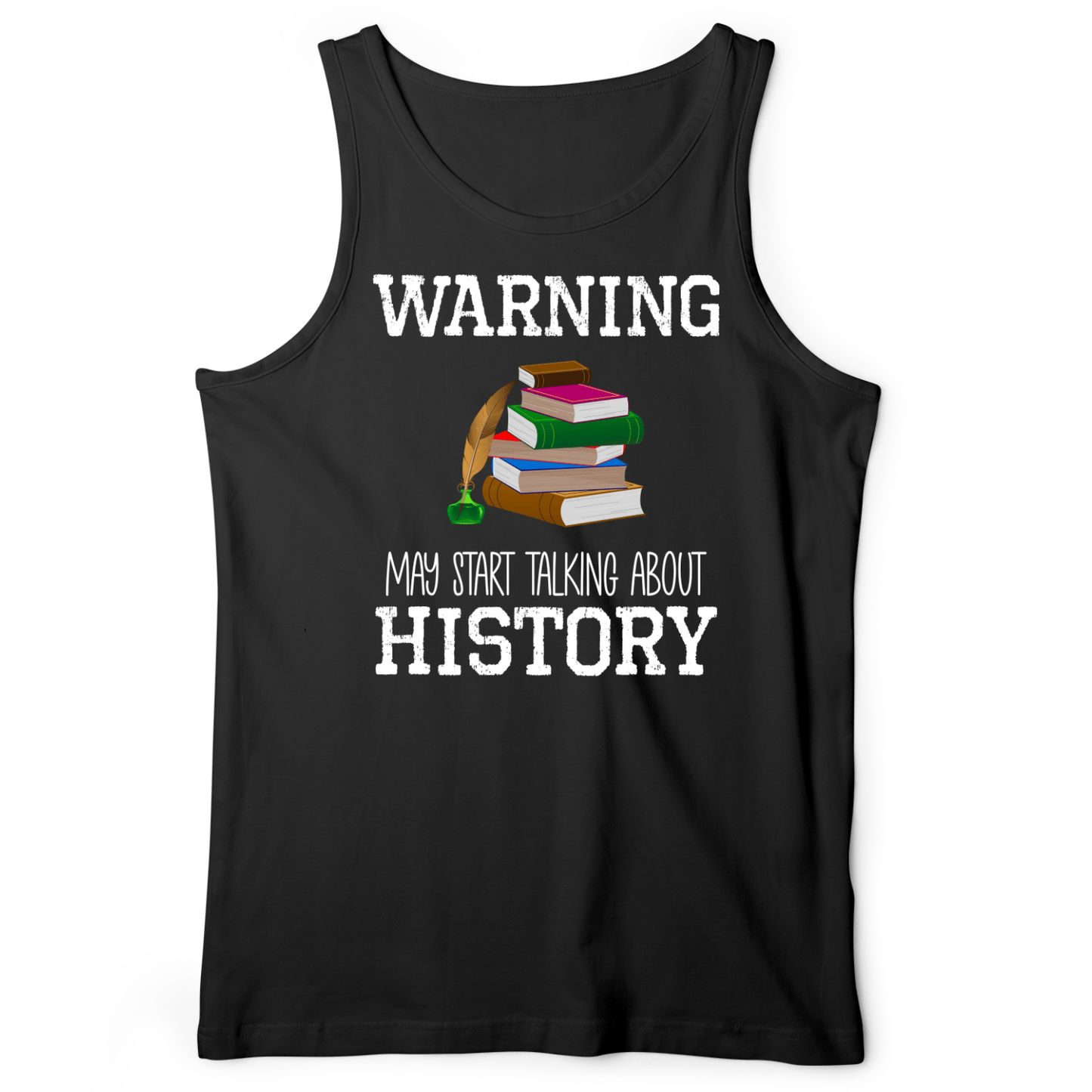 Warning May Start Talking About History Tank Black / XS