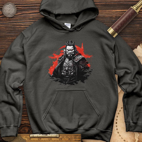Warrior Genghis Khan Hoodie Charcoal / S