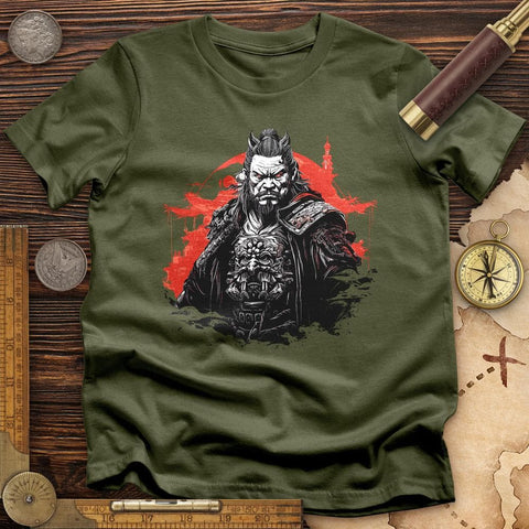 Warrior Genghis Khan T-Shirt Military Green / S