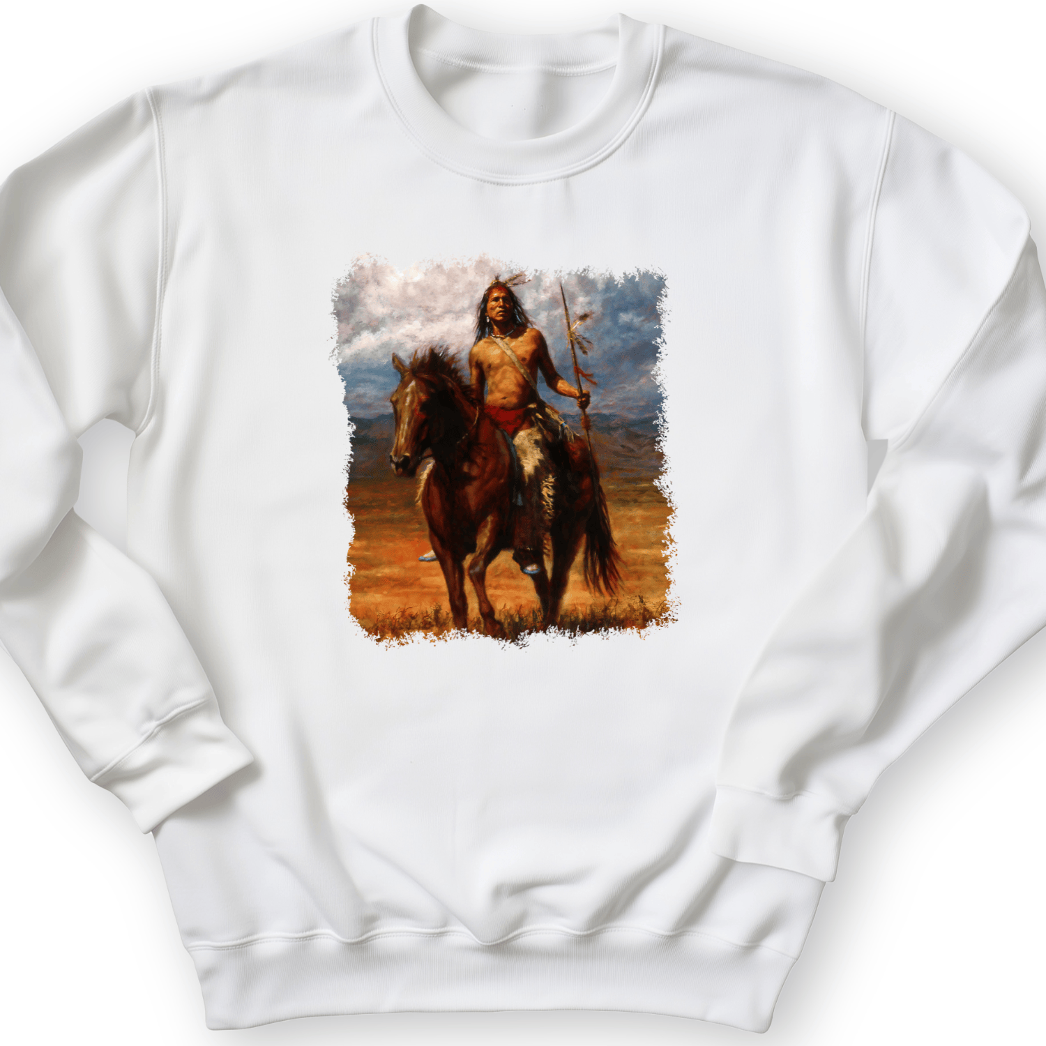 Warrior Horse Crewneck White / S