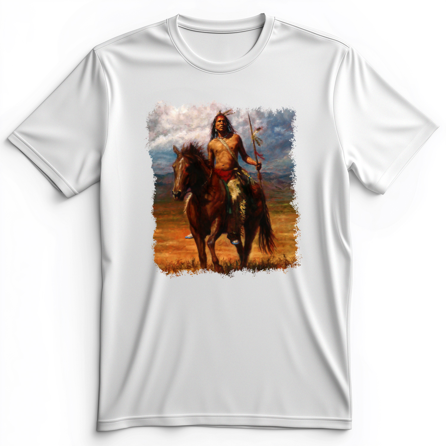 Warrior Horse Premium Tee White / S