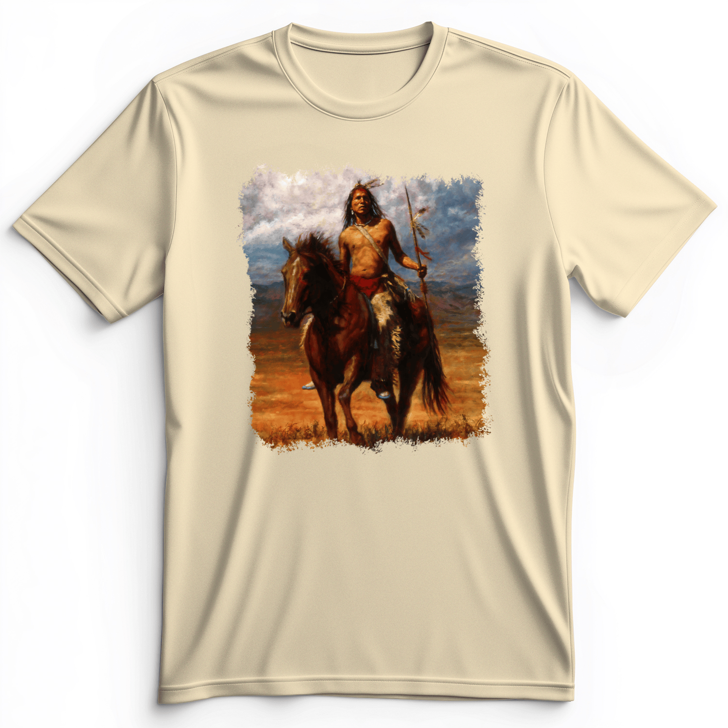 Warrior Horse Premium Tee Natural / S