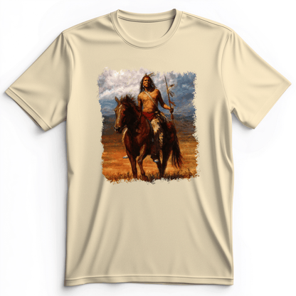 Warrior Horse Premium Tee Natural / S