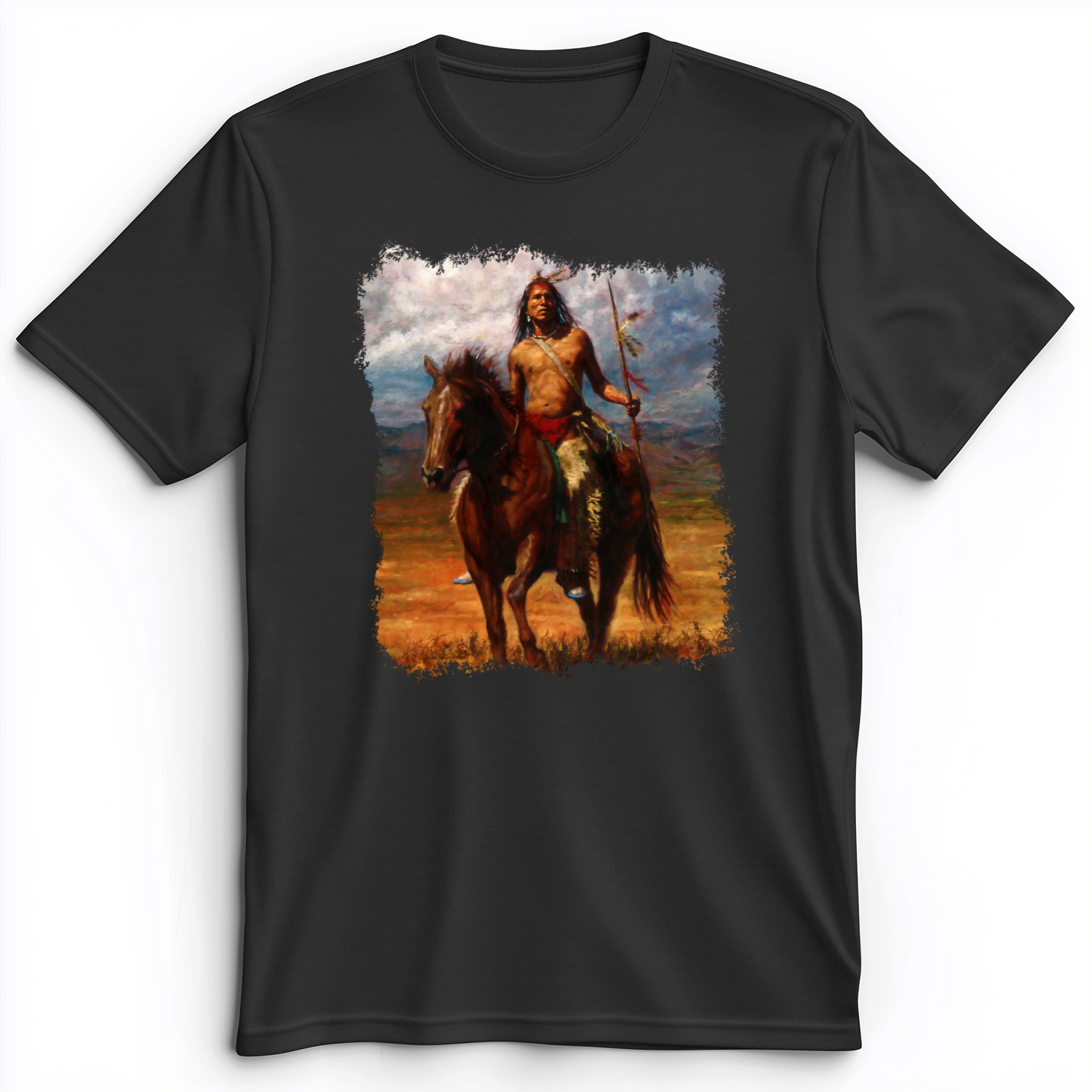 Warrior Horse Premium Tee Dark Grey Heather / S