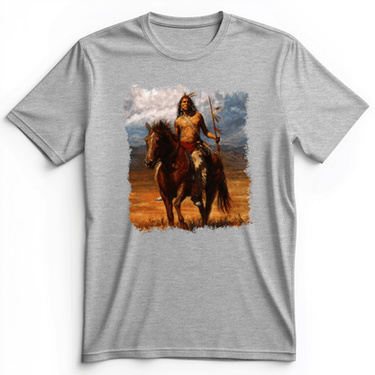 Warrior Horse Premium Tee Athletic Heather / S
