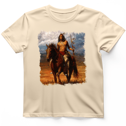 Warrior Horse T-Shirt Natural / S