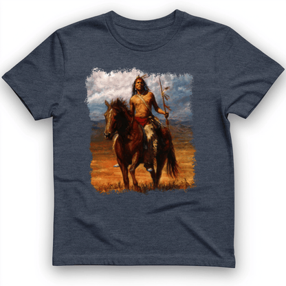 Warrior Horse T-Shirt Heather Navy / S