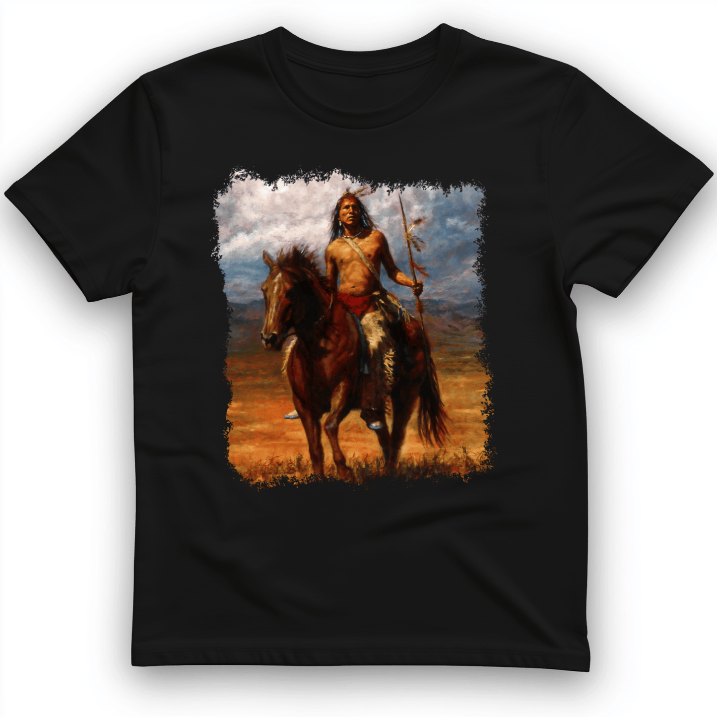Warrior Horse T-Shirt Black / S