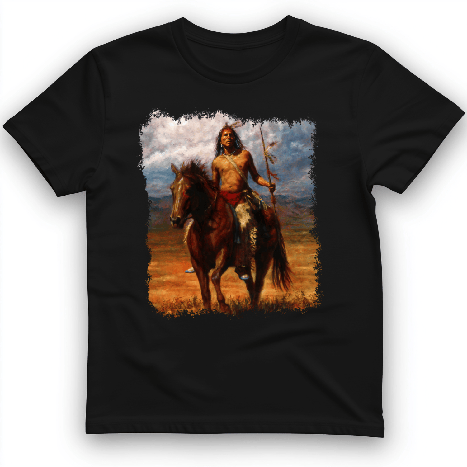 Warrior Horse T-Shirt Black / S