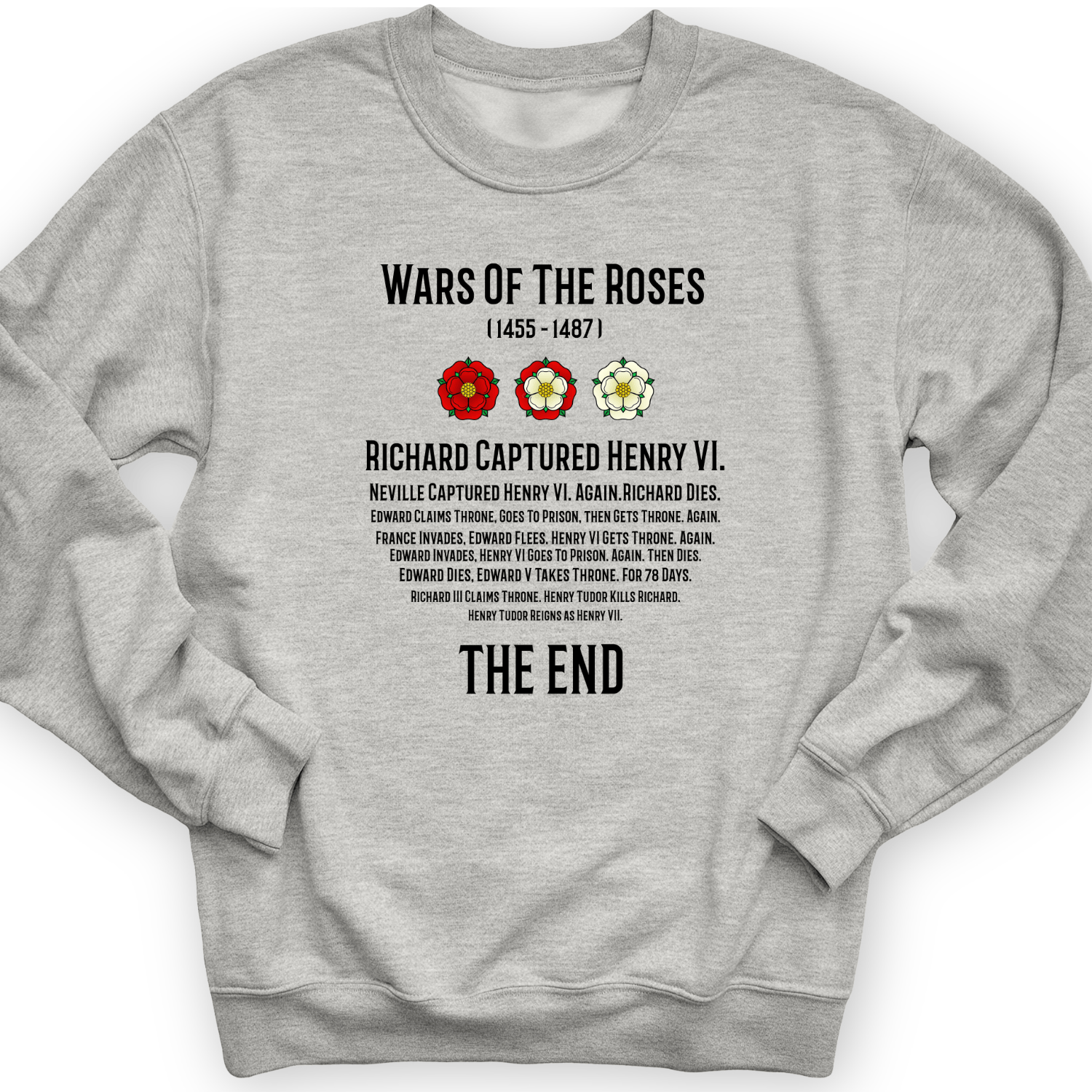 Wars Of The Roses Crewneck Sport Grey / S
