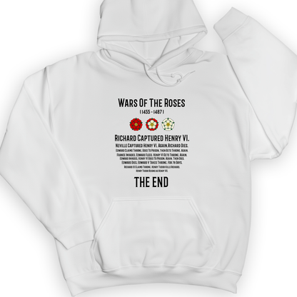 Wars Of The Roses Hoodie White / S