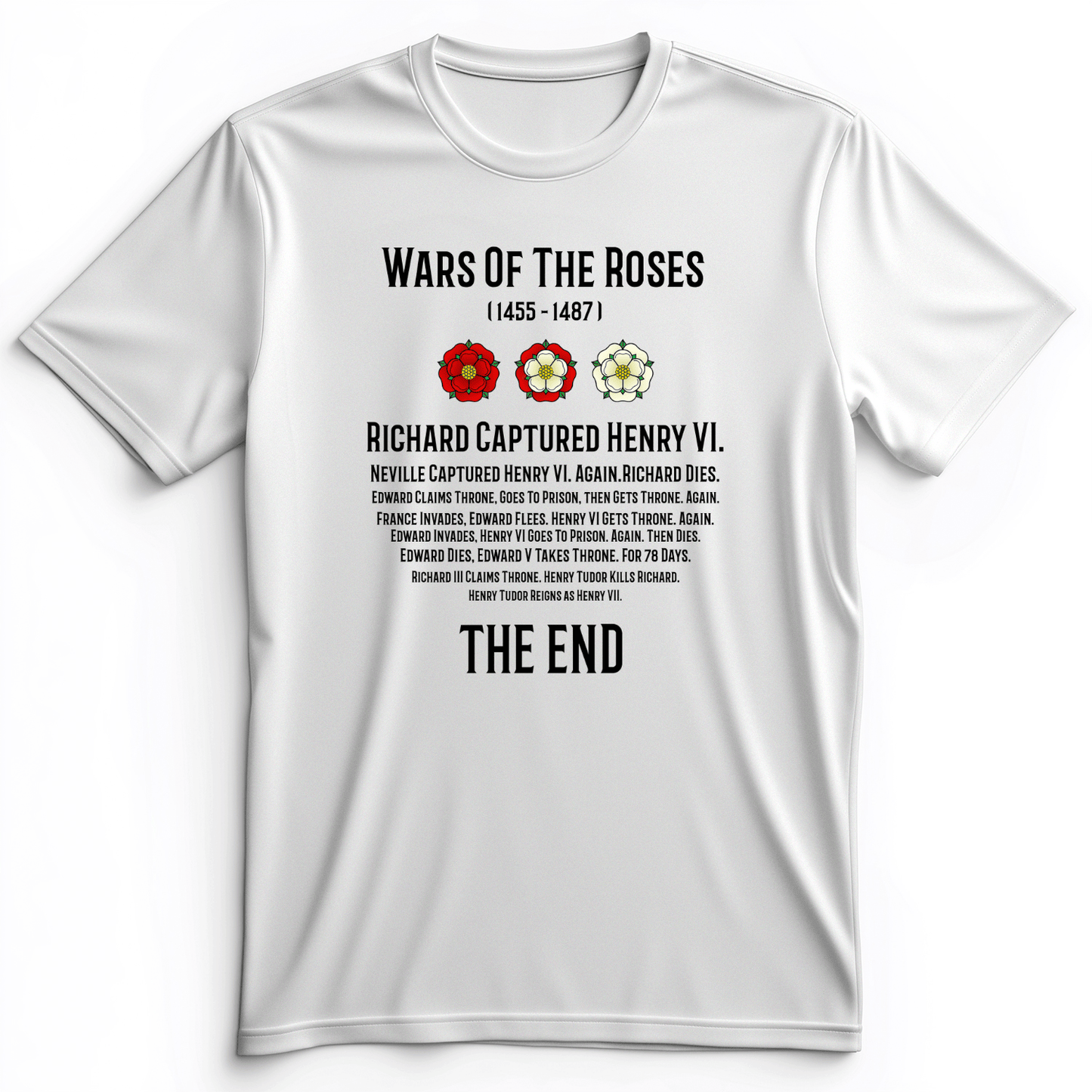 Wars Of The Roses Premium Tee White / S